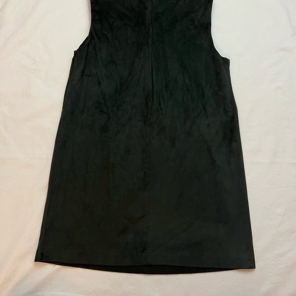 Forever 21 Faux Suede Shift Dress Green Small - Picture 2 of 4